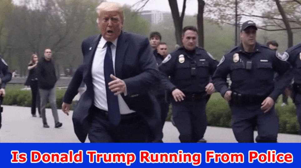 Is Donald Trump Running From Police? (2023) Why Donald Trump Running From Cops? Did Donald Trump Get Arrested?