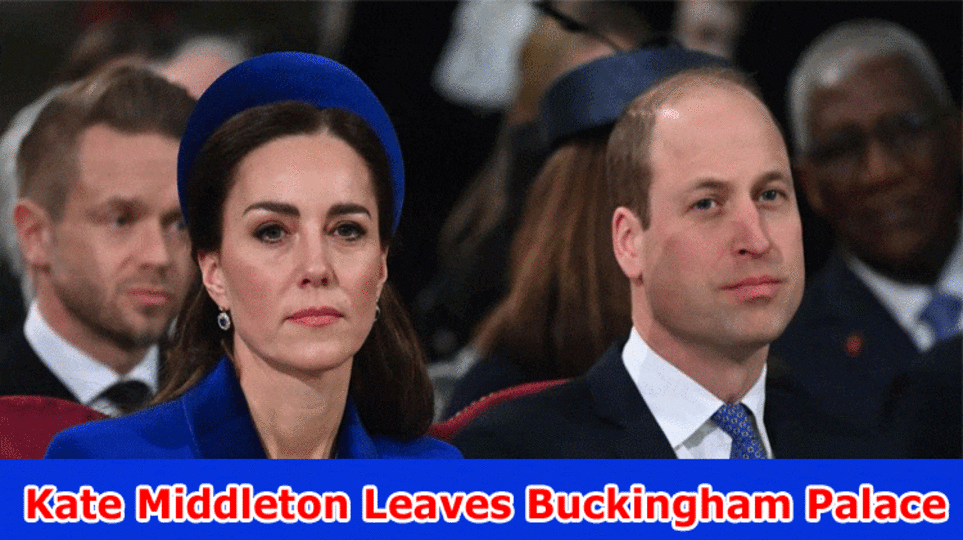 Kate Middleton Leaves Buckingham Palace (2023) Did Kate Leave Buckingham Palace?