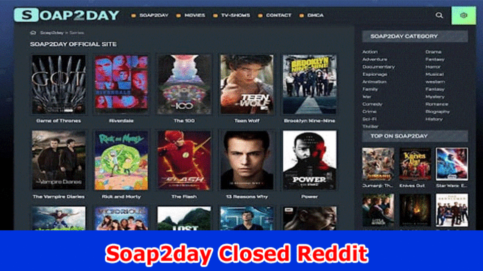 Soap2day Closed Reddit: Why soap2day Shut? Investigate All relevant information On Soap2day Sites, Shut Down Reddit, And Soap2day Elective Reddit